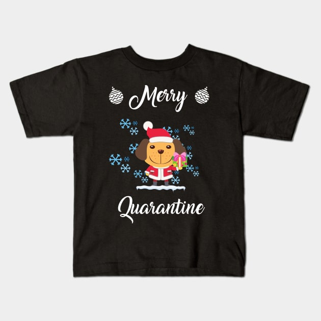 christmas in quarantine Kids T-Shirt by OrionBlue